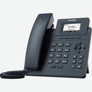 VoIP-телефон SIP-T30P WITHOUT PSU Черный Yealink
