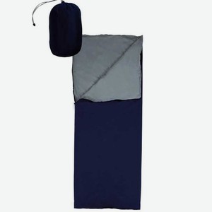 Спальный мешок-одеяло СМ001 (фиолетовый/серый+синий/серый)