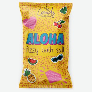 Соль шипучая для ванн Laboratory Katrin Candy bath bar Aloha, 100 г