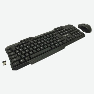 Комплект беспроводной клавиатура и мышь Defender Jakarta C-805 Black