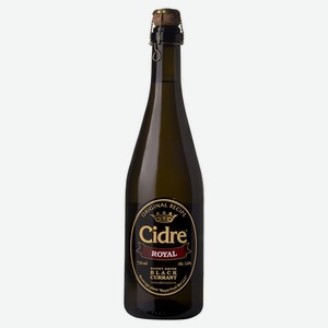 Медовуха Cidre Royal Black Currant полусладкая 5%, 750 мл