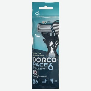 Станок для бритья Dorco одноразовый Pace 6 SXA100-1P 6 лезвий, 1 шт