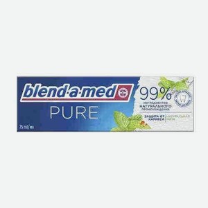 Зубная Паста Blend-a-med Pure Защита От Кариеса Натуральная Мята 75мл