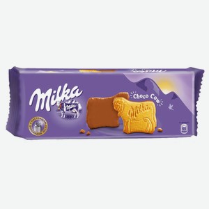 Печенье МИЛКА с молочным шоколадом 200 гр Монделиз