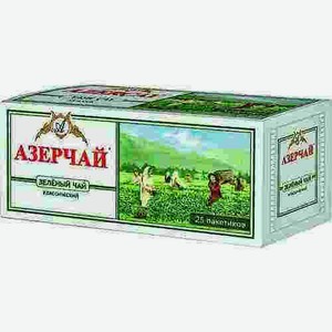 Чай Зеленый Азерчай Классик 25 Пакетиков