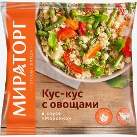 Vитамин Кус-кус с овощами в соусе Марокко 400г