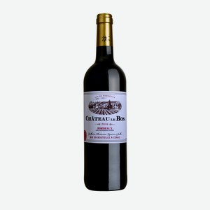 Вино Chateau Le Bos красное сухое, 0.75л Франция