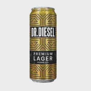 Пиво Доктор Дизель Премиум Лагер 4,7% 0,43л Ж/б