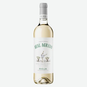Вино Real Agrado белое сухое, 0.75л Испания