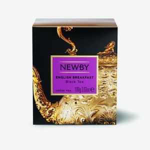 Чай Newby English Breakfast черный листовой, 100г Индия