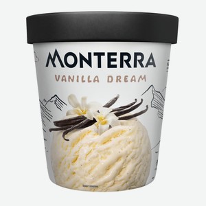 Мороженое Monterra Ванильная мечта, 252г Россия