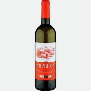 Вино Апацха Белое Полусладкое 11% 0,75л