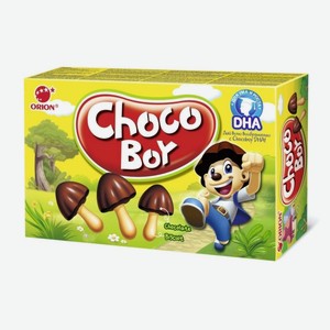 Печенье Orion Choco Boy с обогащающей добавкой, 45г Россия