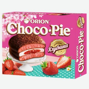 Пирожное Orion Choco Pie Strawberry