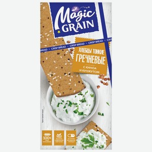 Хлебцы Magic Grain гречневые тонкие с киноа и кунжутом, 114 г
