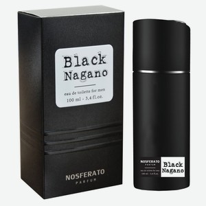 Туалетная вода мужская Nosferato Parfum Black Nagano, 100 мл