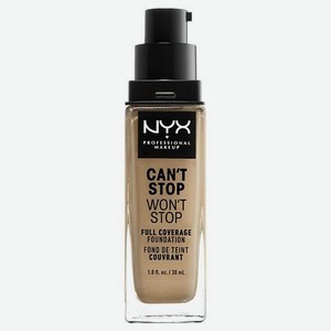 NYX Professional Makeup Тональная основа с плотным покрытием. CAN T STOP WON T STOP FULL COVERAGE FOUNDATION