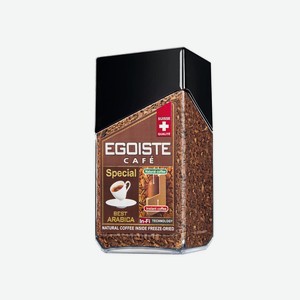 Кофе растворимый Egoiste Special с содержанием молотого 100г ст/б
