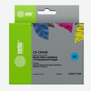 Картридж струйный CS-C9428 светло-голубой для №85 HP DJ 30/130 (72ml) Cactus