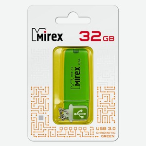 Флешка Chromatic USB 3.0 13600-FM3CGN32 32Gb Зеленая Mirex