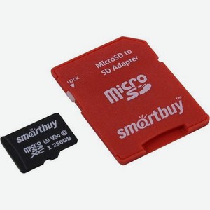 Карта памяти SmartBuy micro SDXC 256Gb Pro UHS-I U3 + ADP (90/70 Mb/s)