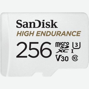 Карта памяти SanDisk microsdhc with Adapter 256Gb High Endurance (SDSQQNR-256G-GN6IA)
