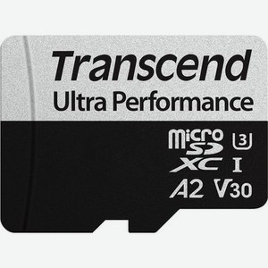 Карта памяти Transcend micro SDXC 256Gb 340S UHS-I U3 V30 A2 + ADP (160/125 Mb/s)