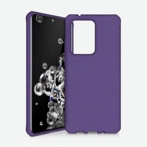 Чехол-накладка ITSKINS FERONIA BIO TERRA для Samsung Galaxy S20 Ultra, фиолетовый