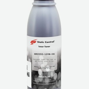 Тонер Static Control HP2055-120B-OS для HP (фл. 120г)