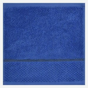 Махровое полотенце Cleanelly Fiordaliso синее 30х30 см