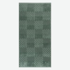 Махровое полотенце Cleanelly Campo verde зеленое 50х100 см