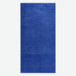 Махровое полотенце Cleanelly Fiordaliso синее 50х100 см