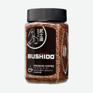 Кофе Bushido Black Katana растворимый, 100г Швейцария