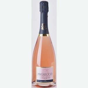 Вино игристое Conte Emo Capodilista Rose Prosecco розовое брют, 0.75л Италия