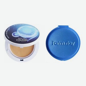 Компактная крем-пудра для лица с коллагеном Collagen UV Pact SPF50+ PA+++ 2*12г: 21 Beige + сменный блок