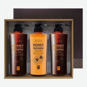 Набор для волос с пчелиным маточным молочком Honey Therapy (шампунь 2*400мл + маска-кондиционер 400мл)