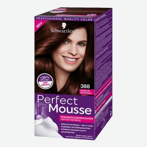 Стойкая крем-краска для волос Perfect Mousse 92,5мл: 388 Красно-каштановый