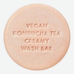 Веганское крем-мыло для умывания Vegan Kombucha Tea Creamy Wash Bar 100г