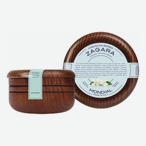 Крем для бритья с ароматом флердоранжа Zagara: Крем 140мл (деревянная чаша)