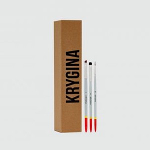 Набор кистей KRYGINA COSMETICS Brushes Kit Graphic 1 шт