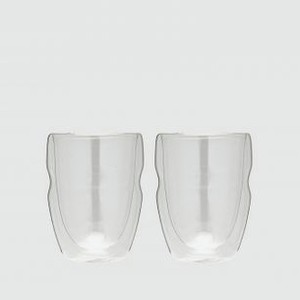 Набор стеклянных стаканов OLAFF С Двойными Стенками 400 мл