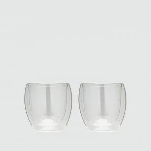 Набор стеклянных стаканов OLAFF С Двойными Стенками 250 мл