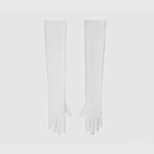 Перчатки удлиненные, белые GLOVE.ME Long Gloves Lily