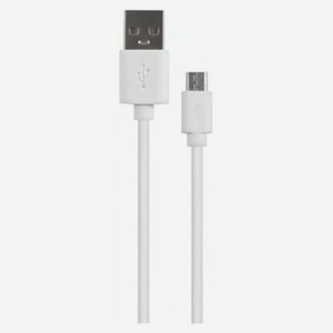 Дата-кабель Barn&Hollis USB – microUSB, 1.5А, белый