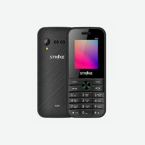 Мобильный телефон STRIKE A14 BLACK GREEN (2 SIM)