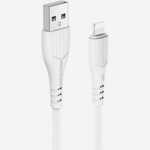 Дата-кабель More choice USB 2.4A для Lightning 8-pin K22i TPE 1м (White)