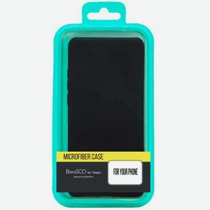 Чехол BoraSCO Microfiber Case для Xiaomi Redmi 10A черный