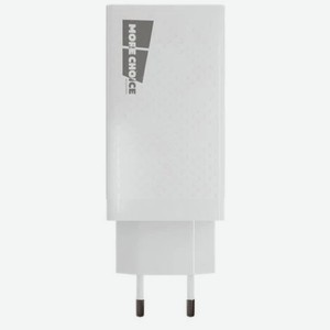 Сетевое зарядное устройство More choice 2USB 3.0A QC 3.0 + PD 60W NC76Sа (White)
