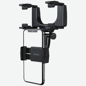 Автомобильный держатель Hoco RH5 для смартфона, крепление на внутрисалонное зеркало, черный