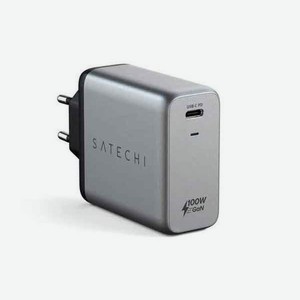 Сетевое зарядное устройство Satechi Charger 100W GaN Power серый космос